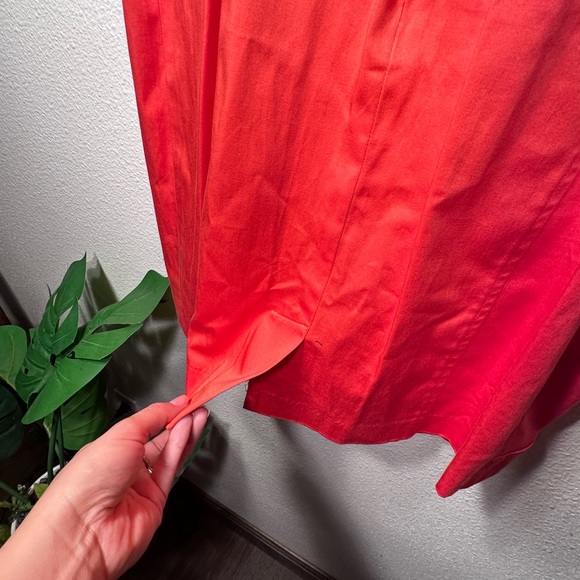 Nwt Marvin richards orange ruffled size 10 dress - Picture 11 of 13